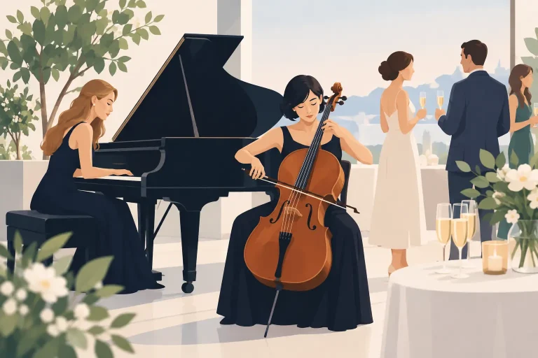 Fünf Ideen für den Sektempfang mit Live-Musik